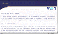 Online sale of quilts, fabric and bags